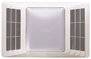 Broan 657 Fan and Light, 70 CFM 4.0 Sones, White Grille