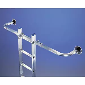 Werner 97P Adjustable True Grip Stabilizer and Surface Protectors for Extension Ladders