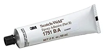 3M Scotch-Weld 1838L Part B/A Epoxy Adhesive Kit, 2 fl oz Container, Translucent