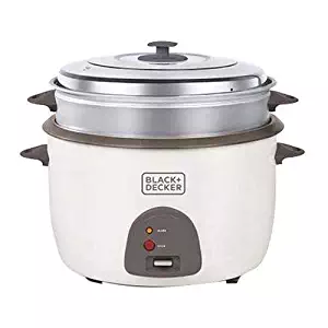 Black & Decker RC4500 220 Volts (Not for USA - European Cord) Rice Cooker, 4.5 Liter, White