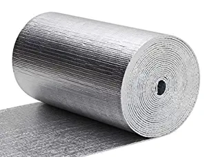 Thermal Aluminum Foil Foam Insulation- (2 Ft X 50 Ft Roll) Industrial Grade Radiant Barrier Great for Soundproofing, Automotive Insulation, Weatherproofing Roofs, Floors, Windows, Garages, RV's, More