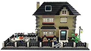 Happy Town Toys Creation-Villa Country House Building Blocks Building Bricks Toy Set