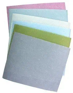 Wet or Dry Polishing Paper 1each of 6 Grits