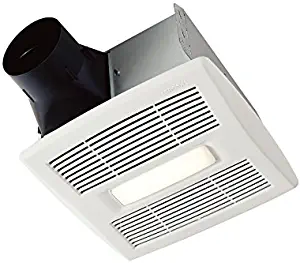 Broan-NuTone AE80SL InVent Energy Star Certified Humidity Sensing Fan with LED Light, 80 CFM 0.8 Sones, White