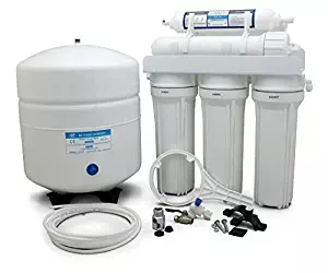 CuZn 5 Stage Reverse Osmosis Filtration System, 50 Gallons Per Day