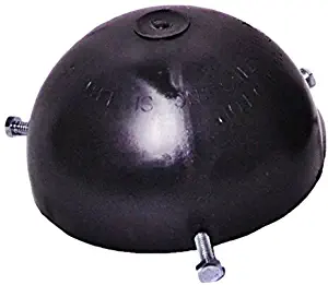 Plastic Oddities MV34 Roof Vent Cap Helps Keep Out Leaves, Debris, Flying Insects, Animals Used on Roof Vents & Portable Toilet Vents Fits 3" or 4" Pipe Bolts onto Pipe