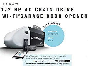 LiftMaster 1345 ( Replaced by 8164W ) Contractor Series 1/2 HP AC Chain Drive Wi-Fi Garage Door Opener without Rail