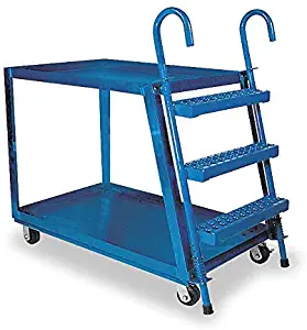 Stock Picking Ladder Cart, 1000 lb. Load Capacity