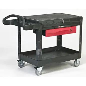 Rubbermaid Commercial Products Rcp 4535-88 Bla Trademaster 24X36 Profes Sinal Contractor'S Cart RCP 4535-88 BLA