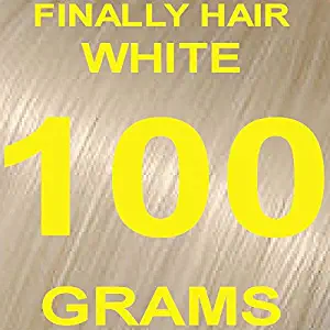 Finally Hair Building Fiber Refill 100 Grams Pure White Hair Loss Concealer by Finally Hair (Pure White)