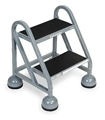 18" H Steel Rolling Ladder, 450 lb. Load Capacity