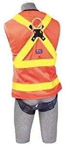 Delta Vest Hi Vis Orange Workvest Style