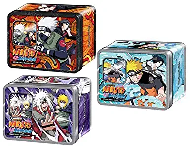 Naruto Untouchable TCG Collector Tin Set - 3 Tins and Include Rare Cards, Packs, and Foils