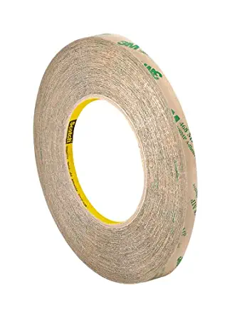 3M 3/8-5-468MP Adhesive Transfer Tape 468MP, 0.38" Wide, 5 yd. Length, Clear