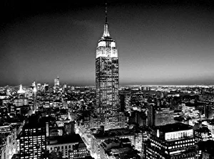 Beyond The Wall Henri Silberman New York City Empire State Building Decorative Travel Photography Art Print Poster 20 by 20