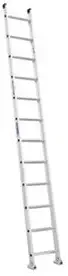 Ladder, 12 ft.H, 18-1/8 In W, Aluminum