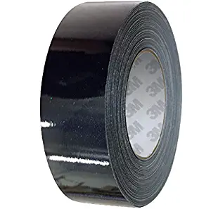 VViViD 3M 1080 Metallic Black Gloss Vinyl Detailing Wrap Pinstriping Tape 20ft Roll (2 Inch x 20ft)