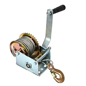 600lbs Manual Caravan Gear Winch 8M Length Pull Boat Trailer - Motorcycle ATV Parts