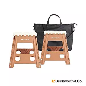 Beckworth & Co. SmartFlip Multipurpose Camping and Step Stools with Carrying Case