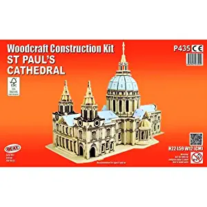 Quay St Paul's Cathedral: Woodcraft Construction Wooden 3D Model Kit P435 Age 9