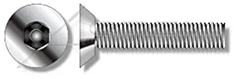 (100 pcs) #12-24 X 1/2", Security Machine Screws, Flat Countersunk Undercut Head Tamper Resistant Hex Socket Pin Drive, AISI 304 Stainless Steel (18-8), Includes Driver Bit