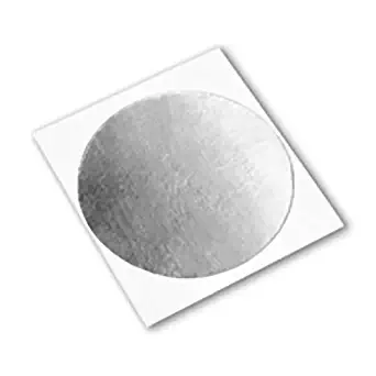 3M 1183 Circle-0.5"-250 Silver, Tin-Plated Foil Tape, with Conductive Adhesive- 0.5" Diameter Circles (Pack of 250)