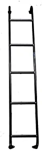 Trucknvans Black Rear Door Van Ladder 1996-2015 Chevy Express, GMC Savana Van