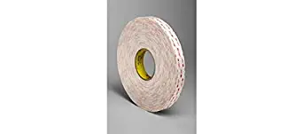 3M 4952 White VHB Tape - 1/2 in Width x 36 yd Length - 45 mil Thick - 87585 [PRICE is per CASE (ROLL x 4)]