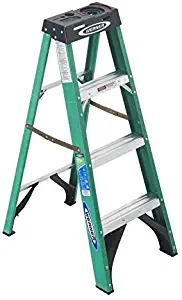 4 ft. Fiberglass Step Ladder with 225 lb. Load Capacity Type II Duty Rating