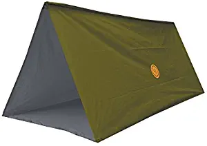 UST Tube Tarp and Camping Shelter with Compact, Multifunctional Use and Reversible and Flame Retardant Construction for Emergency, Hiking, Camping, Backpacking and Outdoor Survival