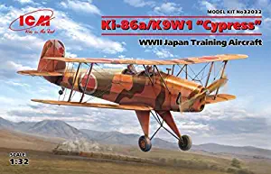 ICM 1/32 Scale Ki-86a/K9W1 “Cypress” - WWII Japan Training Aircraft Model Building Kit #32032