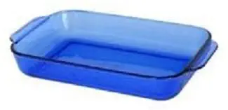 Anchor Hocking Cobalt Blue Rectangular Baking Dish ( 9 1/2" x 13 1/2" / 3 Quart ) ( 1040 )