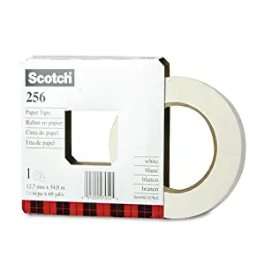 Scotch - 256 Printable Flatback Paper Tape, 1/2" x 60yds, 3" Core 256-1/2 (DMi RL