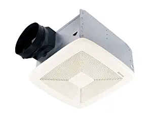 Broan QTXE110 Ultra Silent Bath Fan, 110 CFM, White Grille (Renewed)