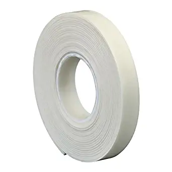 3M 4462 Polyurethane Double Sided Foam Adhesive Tape, 1/32" Thick, 5 Yds, 1", White (T9554462R)