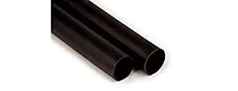 3M EPS-400-.300-6"-Black-10-10 Pc Pks Black Adhesive-Lined Polyolefin Heat Shrink Multiple-Wall Polyolefin Tubing - 6 in Length - 4:1 Shrink Ratio - +250 F Shrink Temp - 60071 [PRICE is per CASE]
