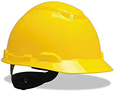 3M H702R H-700 Series Hard Hat with 4 Point Ratchet Suspension, Yellow