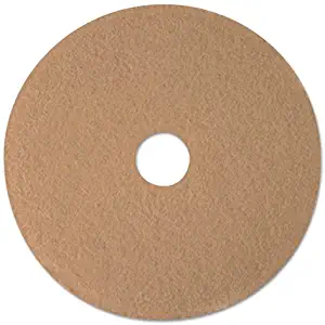 3M Ultra High-Speed Floor Burnishing Pads 3400, 21-Inch, Tan - Includes 5 pads per case.