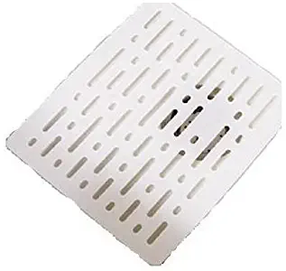 Rubbermaid 1G1606WHT Large White Twin Sink Mat