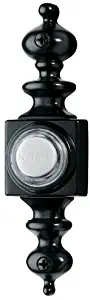 NuTone PB4LBL Wired Lighted Door Chime Push Button, Black