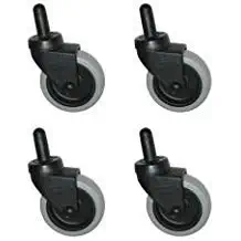 7570-L2 Rubbermaid Mop Bucket Casters - 3" Non-Marking Wheels Set of 4