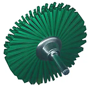 3M 7542 3" Scotch-Brite Radial Bristle Discs, 50 Grade, Coarse, Green