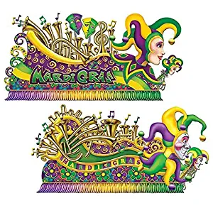 Mardi Gras Float Props Party Accessory (1 count) (2/Pkg)