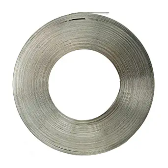 ISO LG181 Type 201 Stainless Steel Lite Gauge Band, 1/2" Wide x .020" Thick x 100' Foot roll