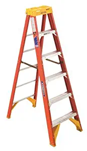 Werner Type Ia Pro Grade Fiberglass Step Ladder, 6'