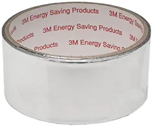 3M High Temperature Flue Tape, 15-Foot Roll, 3-ROLL