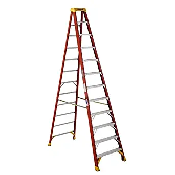 12' Fiberglass 300 Lb. Stepladder, Type Ia