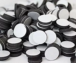 Flexible Magnets 3/4 Round Disc with Adhesive Backing - 60 Pcs