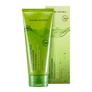 Nature Republic Jeju Sparkling Mud Foam Cleanser, 150ml