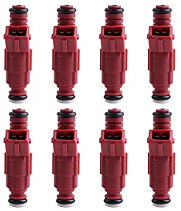 Fuel Injectors,ECCPP 8pcs 4 Hole Fuel Injector Kit Fit Ford F-150/F-250/F-350/Excursion/Mustang/Expedition/Bronco/Crown Victoria/E-150 E-350 Econoline Club Wagon,Lincoln Town Car,Mercury Grand Marquis